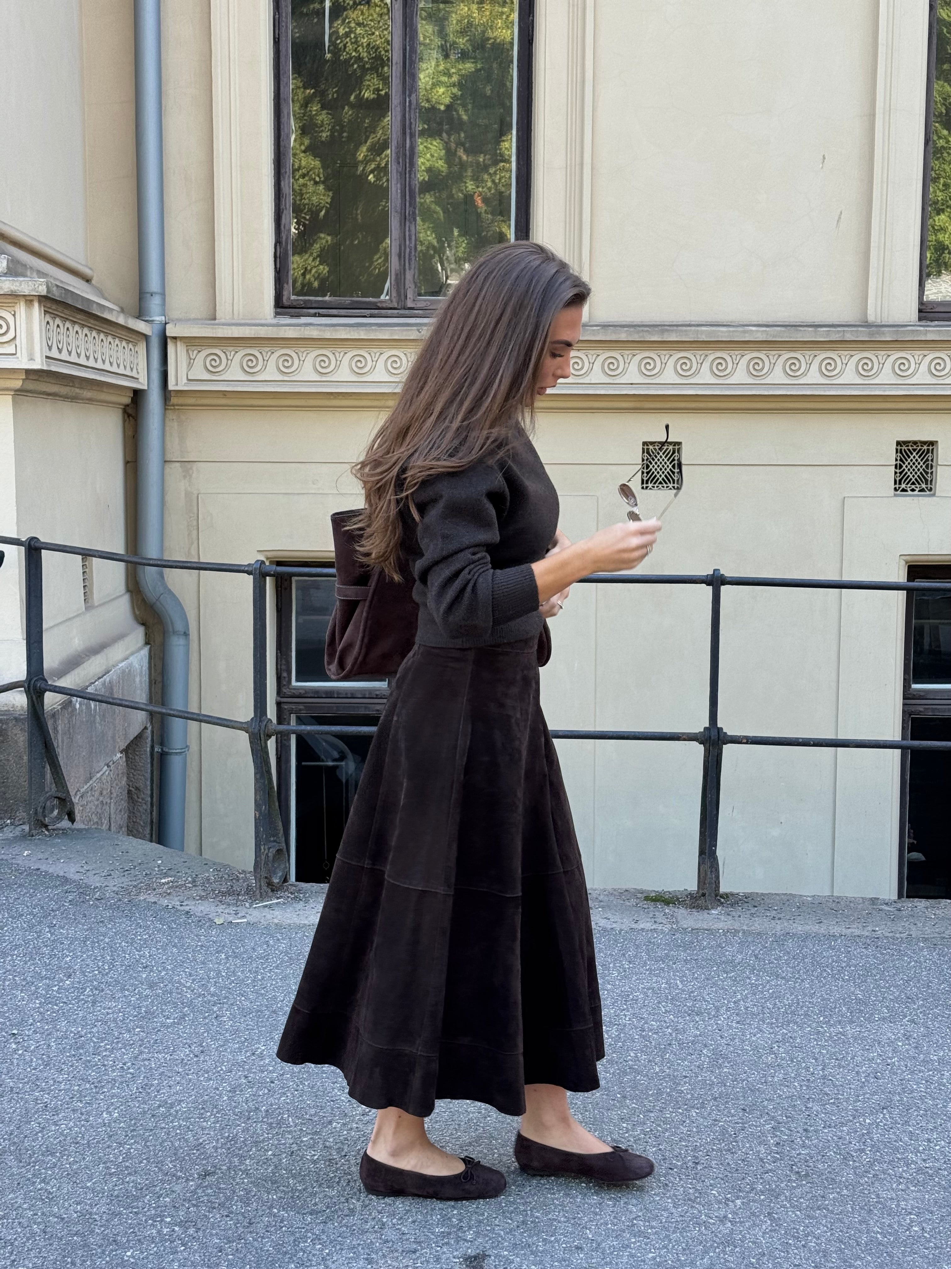 VMJANICE Midi Skirt - Chocolate Torte